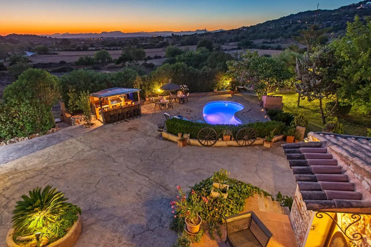 Tatil Evi Can Ranqueta, Ruhige Finca Mit Fantastischem Ausblick Fur Bis 8 Personen! Cas Concos İspanya